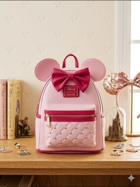 Loungefly Disney The Minnie Mouse Classic Series Mini Backpack  (NWT)